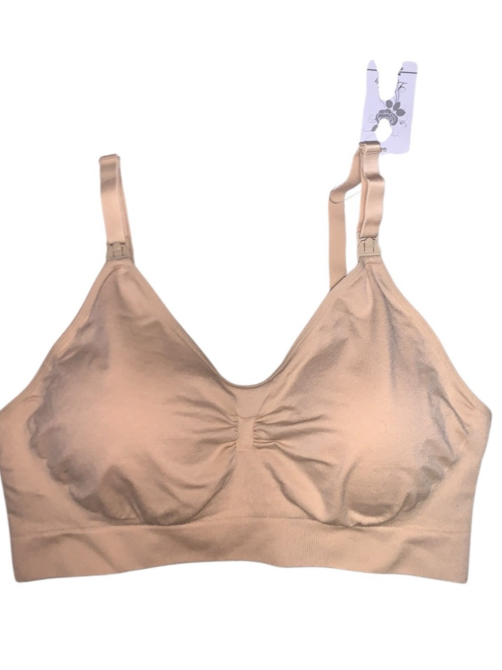NWT Lataly Nursing Sleeping Maternity Bra Bralette For Breastfeeding Size XXL